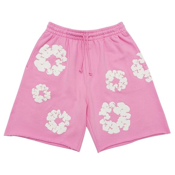 Denim Tears The Cotton Wreath Shorts Pink - Picture 1 of 3